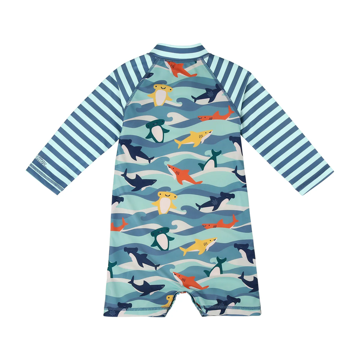 Baby Boy's Long Sleeve Swim Romper | FINAL SALE - Serkeasy
